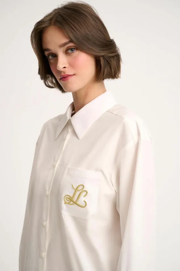 Luisa Spagnoli Blouses And Shirts Legenda 8211 Embroidered Shirt White 8211 Women Luisa Spagnoli Blouses And Shirts Legenda 8211 Embroidered Shirt White 8211 Women