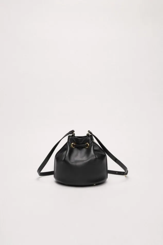 Luisa Spagnoli Crossbody Bags Ialiso 8211 Leather Bag Black 8211 Women Luisa Spagnoli Crossbody Bags Ialiso 8211 Leather Bag Black 8211 Women