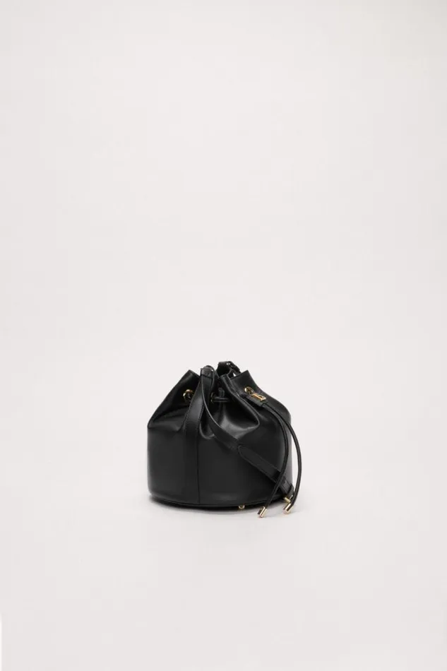 Luisa Spagnoli Crossbody Bags Ialiso 8211 Leather Bag Black 8211 Women Luisa Spagnoli Crossbody Bags Ialiso 8211 Leather Bag Black 8211 Women