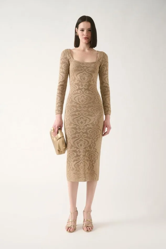 Luisa Spagnoli Dresses and Jumpsuits Complicita 8211 Knit Dress 8211 Women Luisa Spagnoli Dresses and Jumpsuits Complicita 8211 Knit Dress 8211 Women
