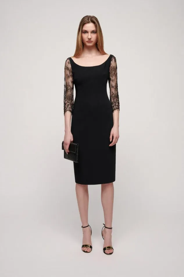 Luisa Spagnoli Formal Dresses Gerard 8211 Elegant Dress Black 8211 Women Luisa Spagnoli Formal Dresses Gerard 8211 Elegant Dress Black 8211 Women