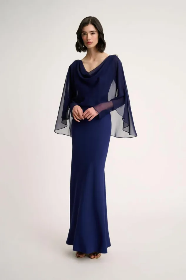 Luisa Spagnoli Formal Dresses Graffa 8211 Elegant Dress Blue Purplish 8211 Women Luisa Spagnoli Formal Dresses Graffa 8211 Elegant Dress Blue Purplish 8211 Women