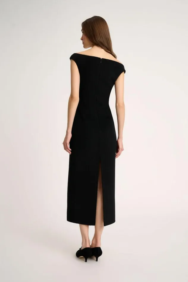 Luisa Spagnoli Formal Dresses Grato 8211 Elegant Dress 8211 Fashion Show Black 8211 Women Luisa Spagnoli Formal Dresses Grato 8211 Elegant Dress 8211 Fashion Show Black 8211 Women
