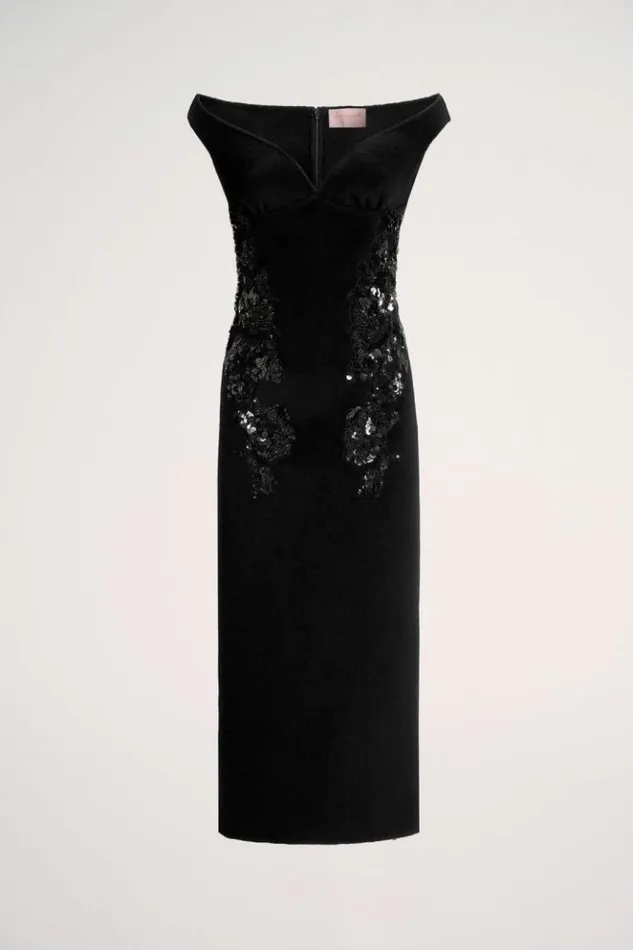 Luisa Spagnoli Formal Dresses Grato 8211 Elegant Dress 8211 Fashion Show Black 8211 Women Luisa Spagnoli Formal Dresses Grato 8211 Elegant Dress 8211 Fashion Show Black 8211 Women