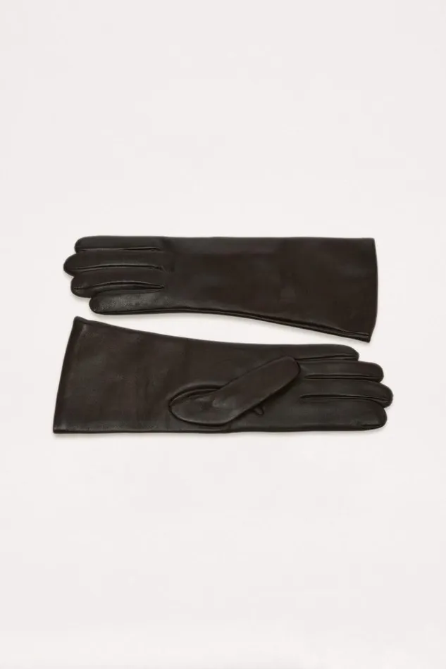 Luisa Spagnoli Hats And Gloves Ubaldo 8211 Leather Gloves Brown 8211 Women