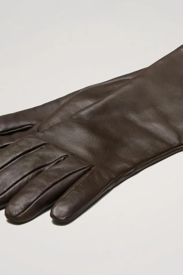 Luisa Spagnoli Hats And Gloves Ubaldo 8211 Leather Gloves Brown 8211 Women Luisa Spagnoli Hats And Gloves Ubaldo 8211 Leather Gloves Brown 8211 Women
