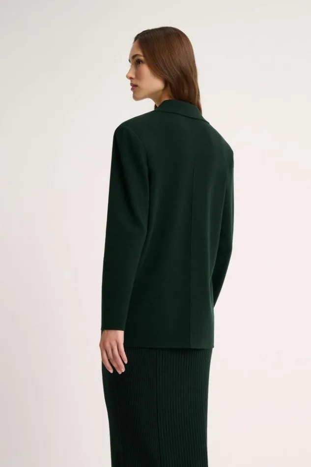 Luisa Spagnoli Jackets and Blazers Mancina 8211 Embroidered Jacket Bottlegreen 8211 Women Luisa Spagnoli Jackets and Blazers Mancina 8211 Embroidered Jacket Bottlegreen 8211 Women