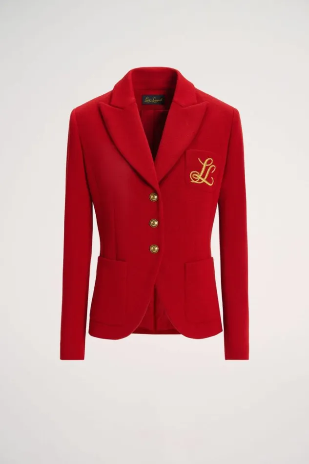 Luisa Spagnoli Jackets and Blazers Merilu 8211 Cropped Wool Blazer Red 8211 Women Luisa Spagnoli Jackets and Blazers Merilu 8211 Cropped Wool Blazer Red 8211 Women