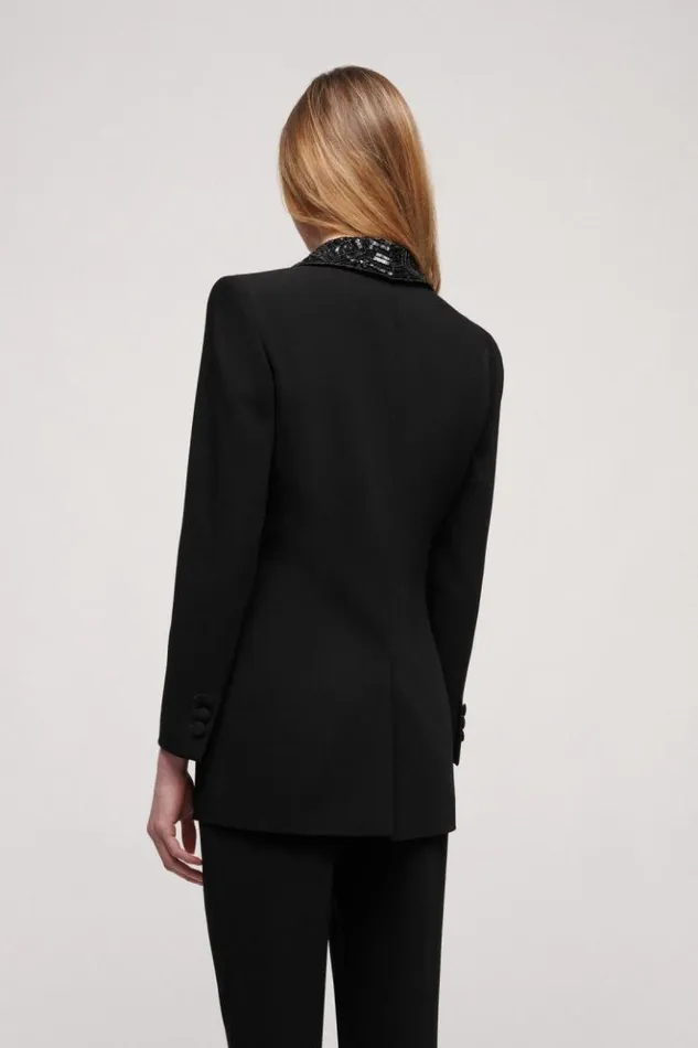 Luisa Spagnoli Jackets and Blazers Sagacia 8211 Elegant Jacket Black 8211 Women Luisa Spagnoli Jackets and Blazers Sagacia 8211 Elegant Jacket Black 8211 Women