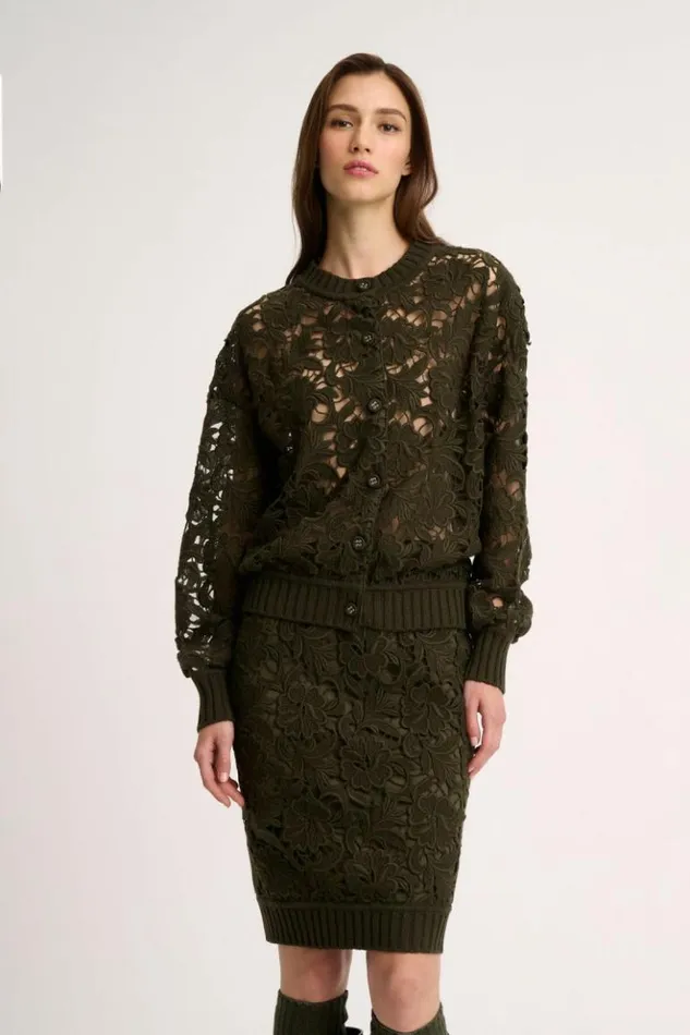Luisa Spagnoli Jackets and Blazers Segesta 8211 Lace Cardigan 8211 Fashion Show 8211 Women Luisa Spagnoli Jackets and Blazers Segesta 8211 Lace Cardigan 8211 Fashion Show 8211 Women