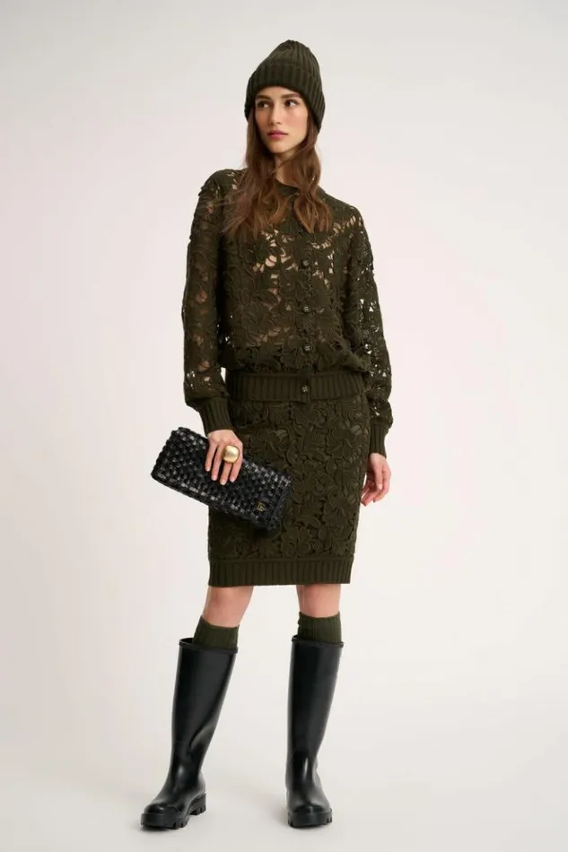 Luisa Spagnoli Jackets and Blazers Segesta 8211 Lace Cardigan 8211 Fashion Show 8211 Women Luisa Spagnoli Jackets and Blazers Segesta 8211 Lace Cardigan 8211 Fashion Show 8211 Women