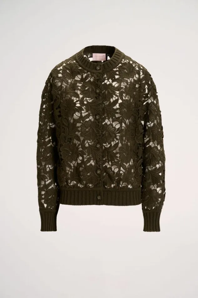 Luisa Spagnoli Jackets and Blazers Segesta 8211 Lace Cardigan 8211 Fashion Show 8211 Women Luisa Spagnoli Jackets and Blazers Segesta 8211 Lace Cardigan 8211 Fashion Show 8211 Women