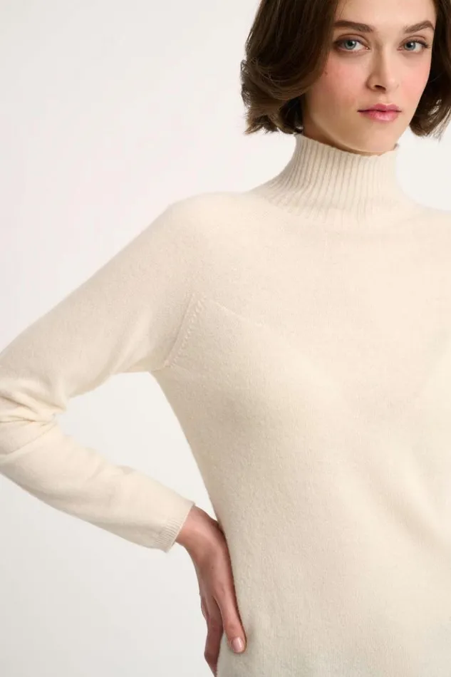 Luisa Spagnoli Knitwear Campo 8211 Cashmere Pullover Cream 8211 Women Luisa Spagnoli Knitwear Campo 8211 Cashmere Pullover Cream 8211 Women