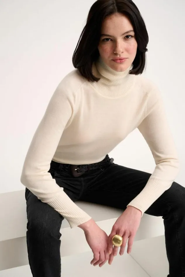 Luisa Spagnoli Knitwear Mano 8211 Wool Pullover Cream 8211 Women