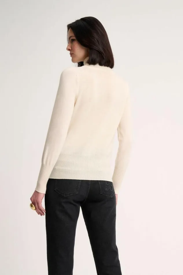 Luisa Spagnoli Knitwear Mano 8211 Wool Pullover Cream 8211 Women Luisa Spagnoli Knitwear Mano 8211 Wool Pullover Cream 8211 Women