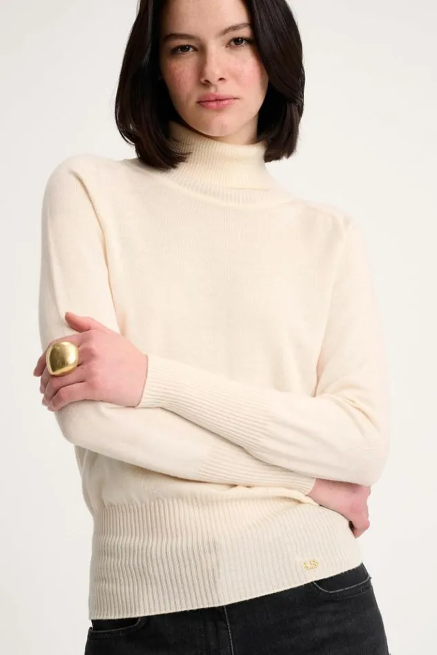 Luisa Spagnoli Knitwear Mano 8211 Wool Pullover Cream 8211 Women Luisa Spagnoli Knitwear Mano 8211 Wool Pullover Cream 8211 Women
