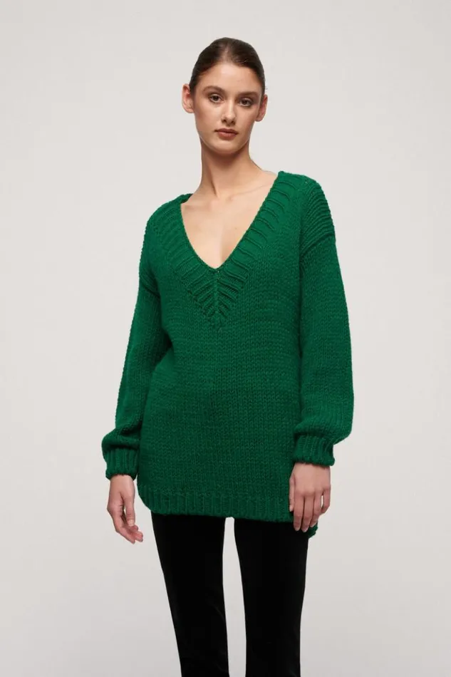 Luisa Spagnoli Knitwear Marusca 8211 Wool Pullover Green 8211 Women