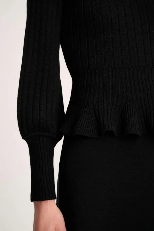 Luisa Spagnoli Knitwear Merlato 8211 HeartNeck Pullover Black 8211 Women Luisa Spagnoli Knitwear Merlato 8211 HeartNeck Pullover Black 8211 Women