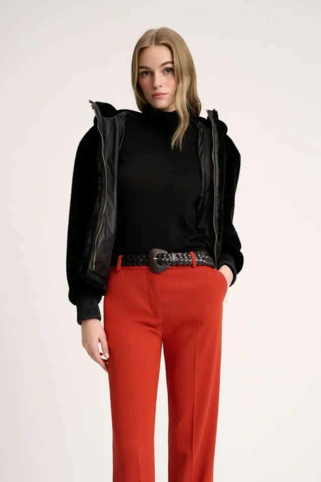 Luisa Spagnoli Knitwear Montefalco 8211 Lightweight Knit Pullover Black 8211 Women Luisa Spagnoli Knitwear Montefalco 8211 Lightweight Knit Pullover Black 8211 Women
