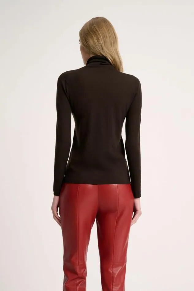 Luisa Spagnoli Knitwear Montefalco 8211 Lightweight Knit Pullover Brown 8211 Women