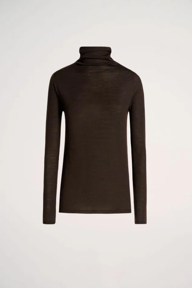 Luisa Spagnoli Knitwear Montefalco 8211 Lightweight Knit Pullover Brown 8211 Women