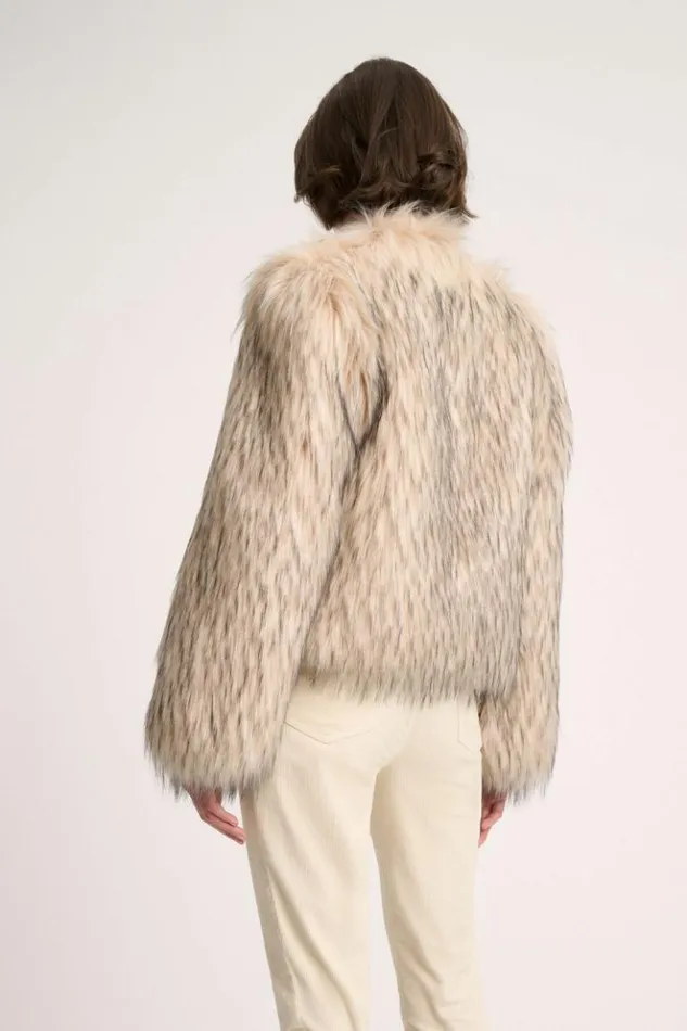 Luisa Spagnoli Outerwear Saga 8211 Faux Fur Jacket 8211 Women Luisa Spagnoli Outerwear Saga 8211 Faux Fur Jacket 8211 Women