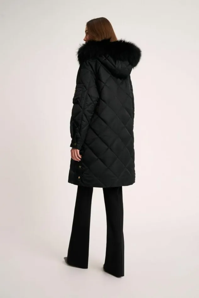 Luisa Spagnoli Outerwear Scalo 8211 Quilted Parka Black 8211 Women Luisa Spagnoli Outerwear Scalo 8211 Quilted Parka Black 8211 Women