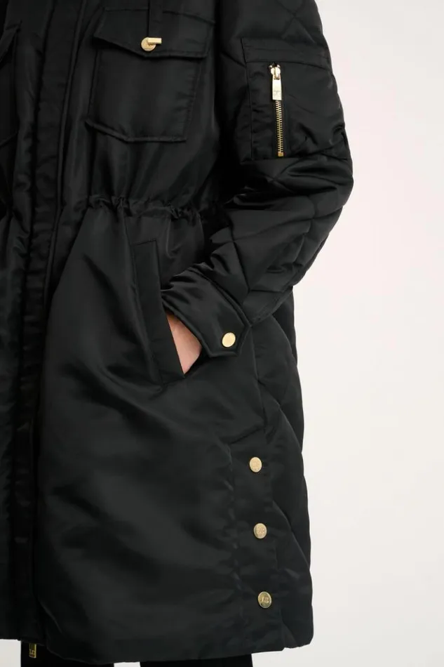 Luisa Spagnoli Outerwear Scalo 8211 Quilted Parka Black 8211 Women Luisa Spagnoli Outerwear Scalo 8211 Quilted Parka Black 8211 Women