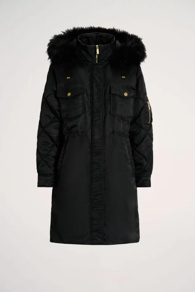 Luisa Spagnoli Outerwear Scalo 8211 Quilted Parka Black 8211 Women Luisa Spagnoli Outerwear Scalo 8211 Quilted Parka Black 8211 Women