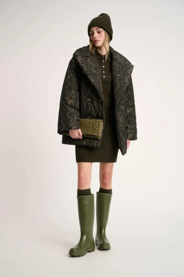 Luisa Spagnoli Outerwear Stasi 8211 Padded Pea Coat 8211 Fashion Show 8211 Women