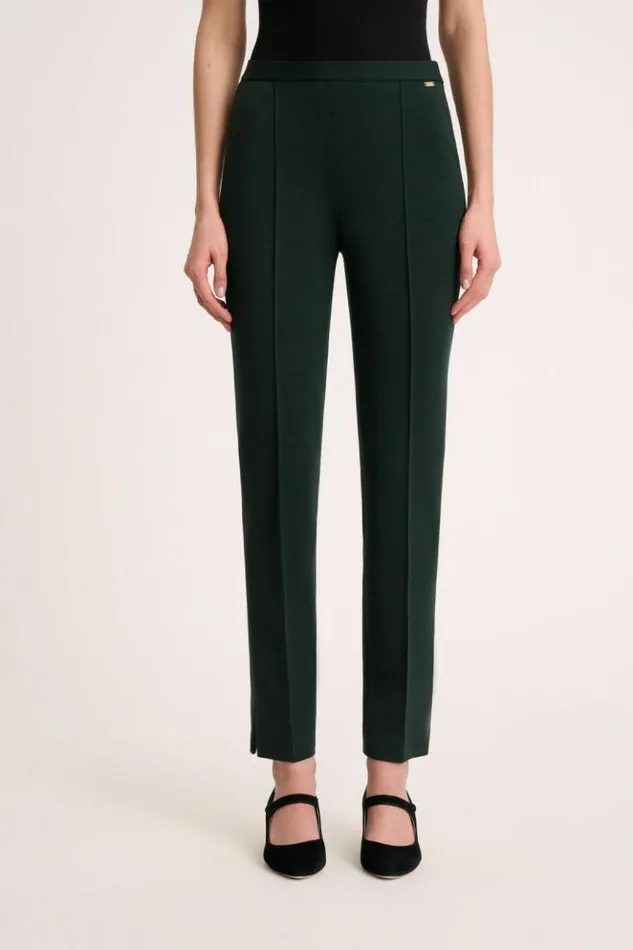 Luisa Spagnoli Pants Minuendo 8211 Classic Trousers Bottlegreen 8211 Women