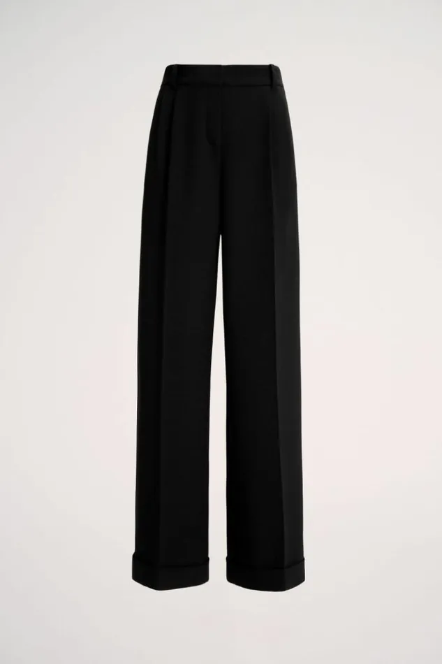 Luisa Spagnoli Pants Oby 8211 Creased Pants 8211 Fashion Show Black 8211 Women Luisa Spagnoli Pants Oby 8211 Creased Pants 8211 Fashion Show Black 8211 Women
