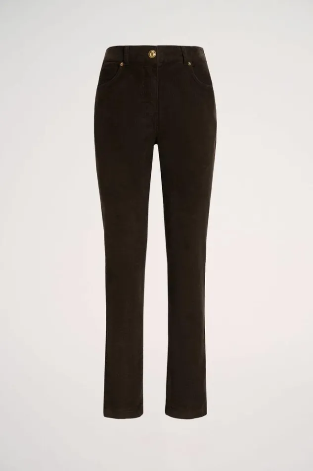 Luisa Spagnoli Pants Ogniora 8211 Corduroy Trousers Brown 8211 Women Luisa Spagnoli Pants Ogniora 8211 Corduroy Trousers Brown 8211 Women