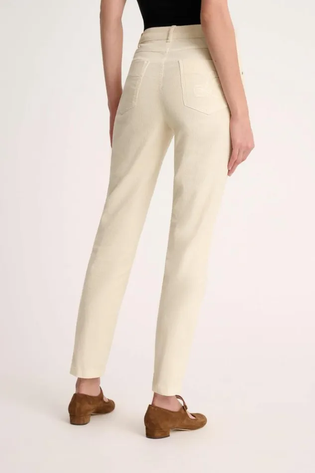 Luisa Spagnoli Pants Ogniora 8211 Corduroy Trousers Cream 8211 Women