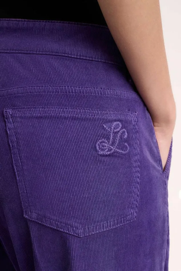 Luisa Spagnoli Pants Olimpica 8211 Corduroy Trousers Purple 8211 Women Luisa Spagnoli Pants Olimpica 8211 Corduroy Trousers Purple 8211 Women