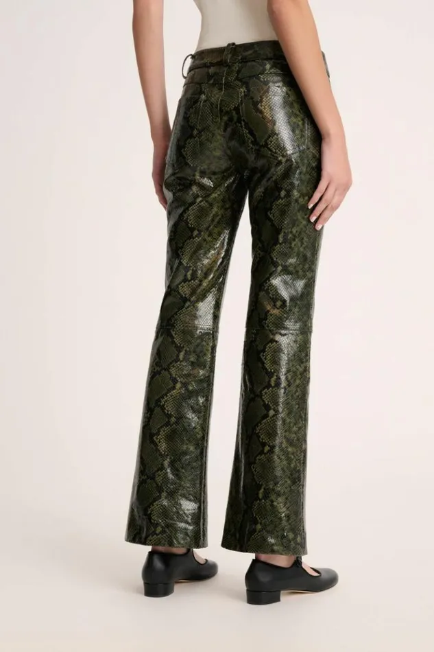 Luisa Spagnoli Pants Olivi 8211 Leather Trousers 8211 Fashion Show 8211 Women Luisa Spagnoli Pants Olivi 8211 Leather Trousers 8211 Fashion Show 8211 Women