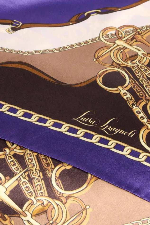 Luisa Spagnoli Scarves And Foulards Robusto 8211 Silk Headscarf 8211 Women Luisa Spagnoli Scarves And Foulards Robusto 8211 Silk Headscarf 8211 Women