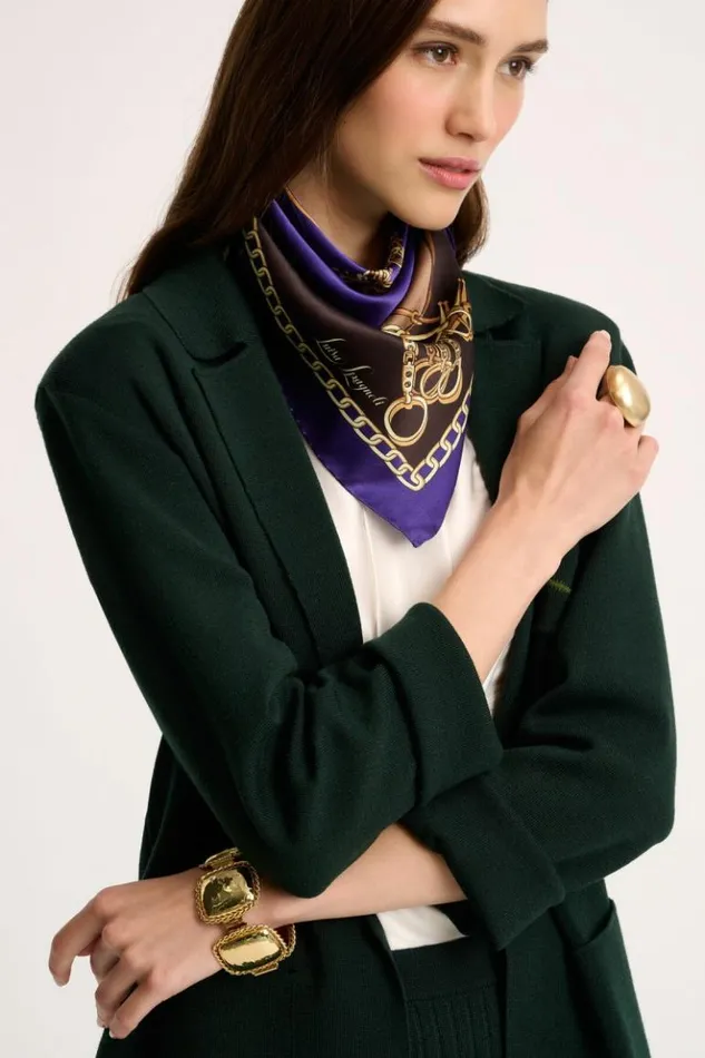 Luisa Spagnoli Scarves And Foulards Robusto 8211 Silk Headscarf 8211 Women Luisa Spagnoli Scarves And Foulards Robusto 8211 Silk Headscarf 8211 Women