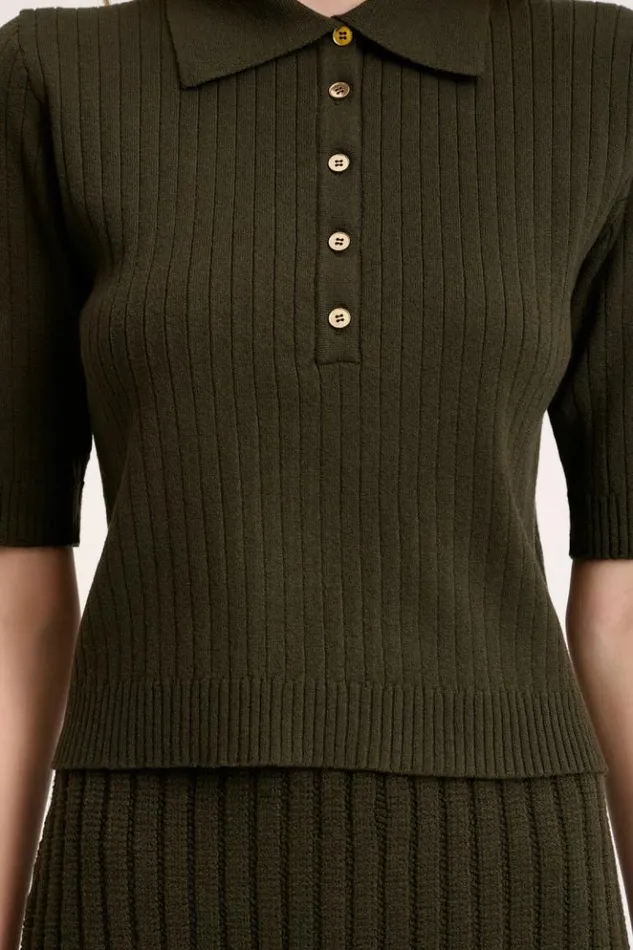 Luisa Spagnoli Tops And TShirts Medeola 8211 Knit Polo 8211 Fashion Show 8211 Women Luisa Spagnoli Tops And TShirts Medeola 8211 Knit Polo 8211 Fashion Show 8211 Women
