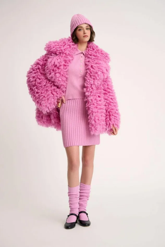 Luisa Spagnoli Tops And TShirts Medeola 8211 Knit Polo 8211 Fashion Show Pink 8211 Women Luisa Spagnoli Tops And TShirts Medeola 8211 Knit Polo 8211 Fashion Show Pink 8211 Women