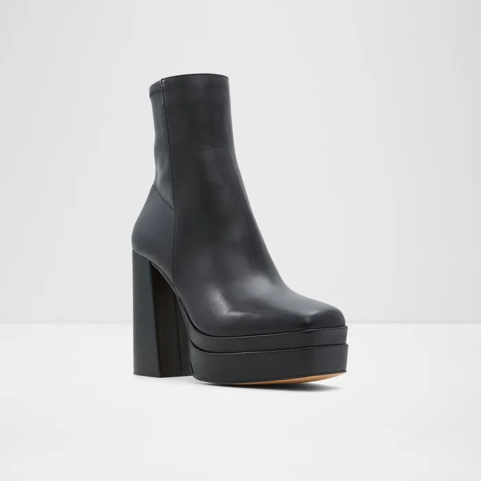 Mabel Black Synthetic Smooth Women ALDO Boots