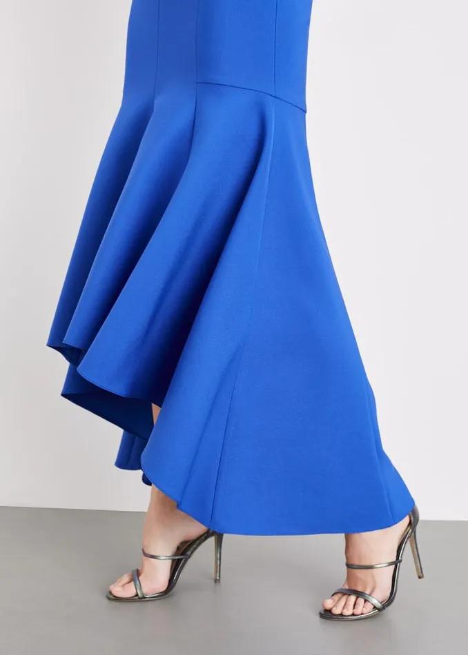 Maddi Bardot Maxi Dress Cornflower Women Phase Eight Dresses