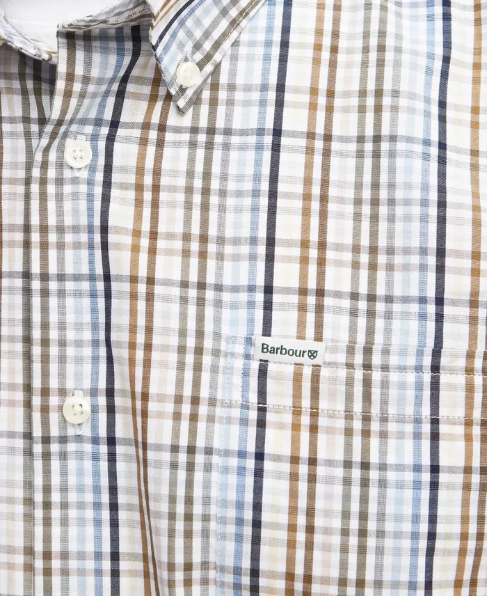 Malton Regular Shirt Sky Men Barbour Shirts