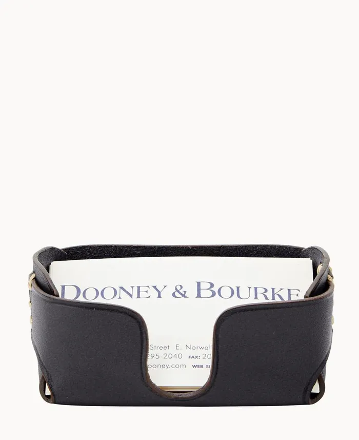 Man Alto Business Card Holder Black Dooney and Bourke Business and Tech