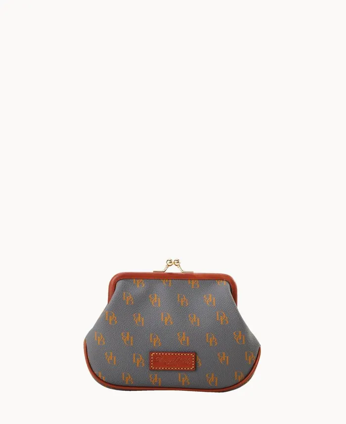 ManWoman Gretta Large Frame Purse Slate Dooney and Bourke Wallets