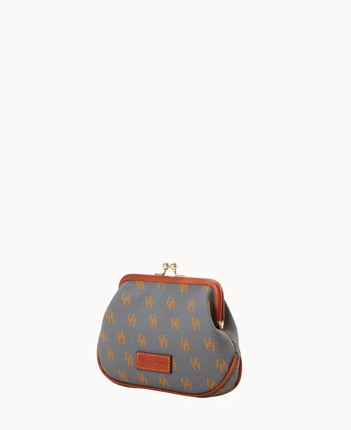 ManWoman Gretta Large Frame Purse Slate Dooney and Bourke Wallets