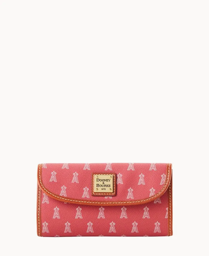 ManWoman MLB Angels Continental Clutch Angels Dooney and Bourke Wallets
