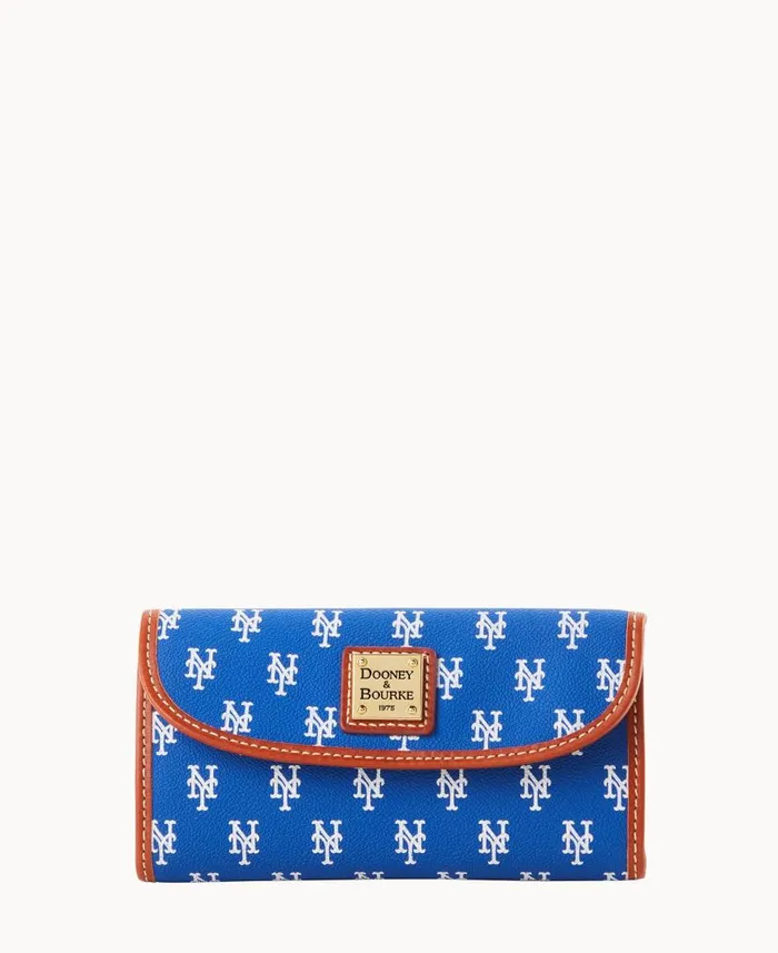 ManWoman MLB Mets Continental Clutch Mets Dooney and Bourke Wallets