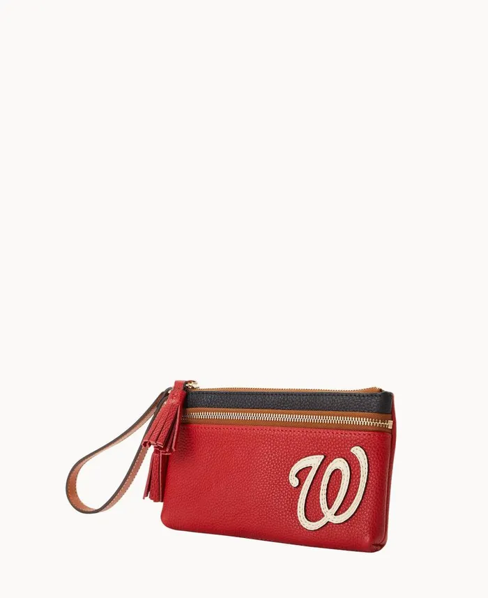 ManWoman MLB Nationals Double Zip Wristlet Nationals Dooney and Bourke Wallets ManWoman MLB Nationals Double Zip Wristlet Nationals Dooney and Bourke Wallets