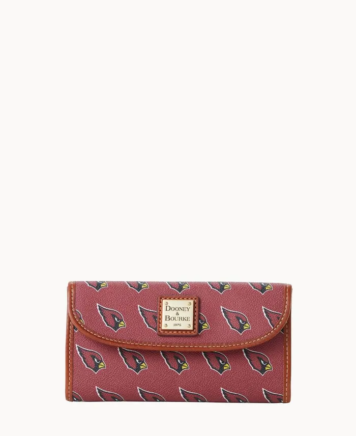 ManWoman NFL AZ Cardinals Continental Clutch Cardinals Dooney and Bourke Wallets